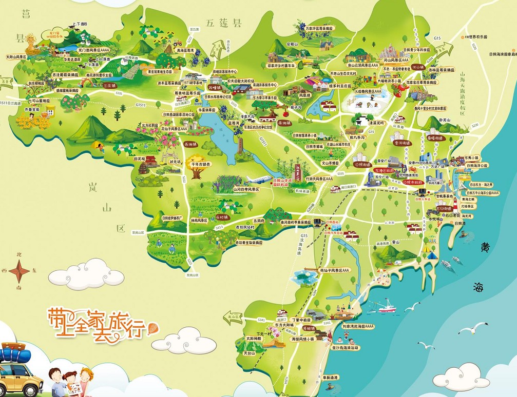 威海景区使用手绘地图给景区能带来什么好处？